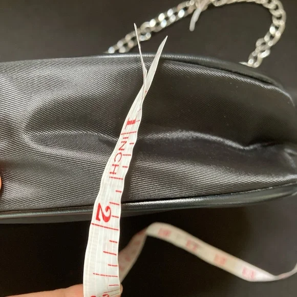 Prada Sleek Black Chain Shoulder Bag - Picture 8 of 8